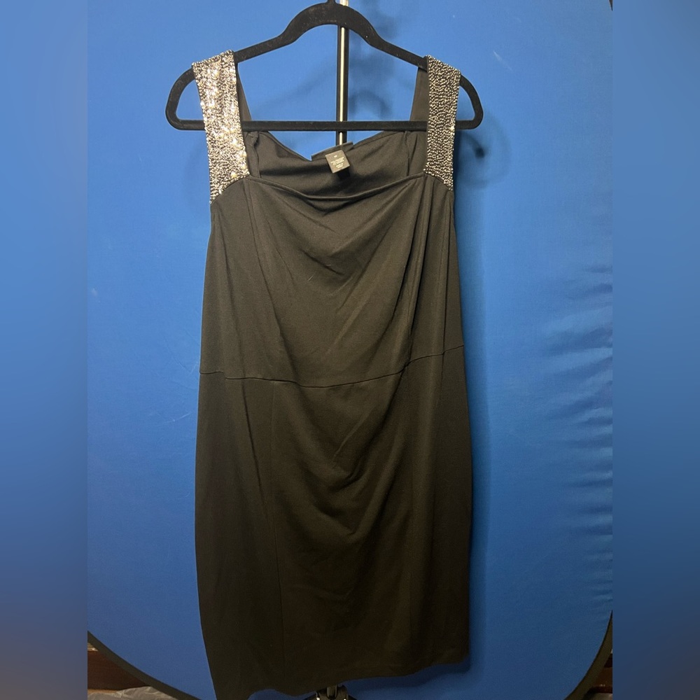 Black cocktail dress